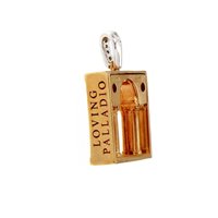 Vicenza - Piazzetta Palladio 2 - Colgante Loving Palladio  3D in Oro amarillo Diamante 0.02 Ct 09G SERLIANA - 09G SERLIANA